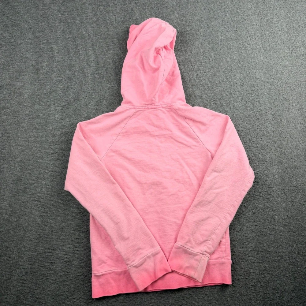 GapKids Girls Pink Full Zip Hoodie Sweatshirt Size L‎ 10-11 Years Raglan Sleeve